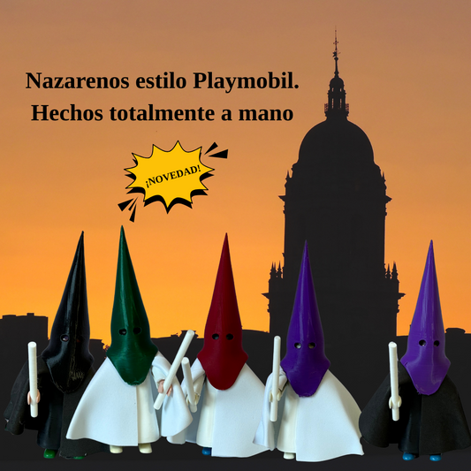 Nazareno estilo Playmobil Artesanal: Un Tesoro Único para Devotos y Coleccionistas